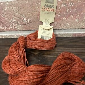 Marks & Kattens M&K Linen Yarn 50g Color 365 Pumpkin